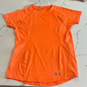 Neon Orange Under Armour Shirt